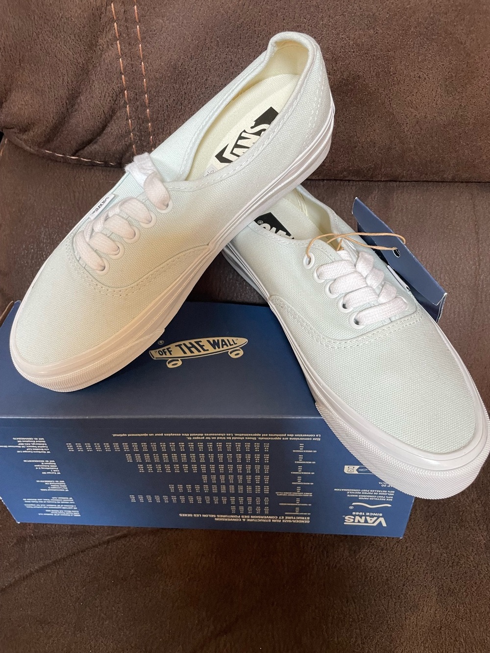 Vans Authentic Low Top Sneakers - Rare - Ice Melt (Pastel light blue)